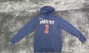 NIKE Washington Wizards John Wall #2 Sweatshirt Sz Medium Navy Blue Hoodie